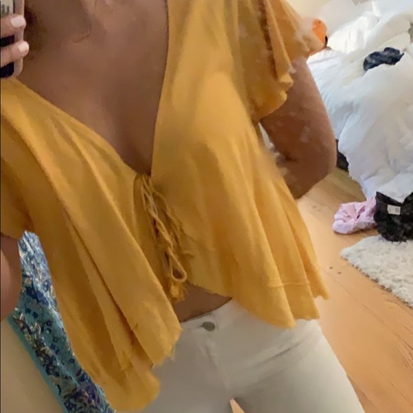 Free People Flowy Shirt - Picture 2 of 4